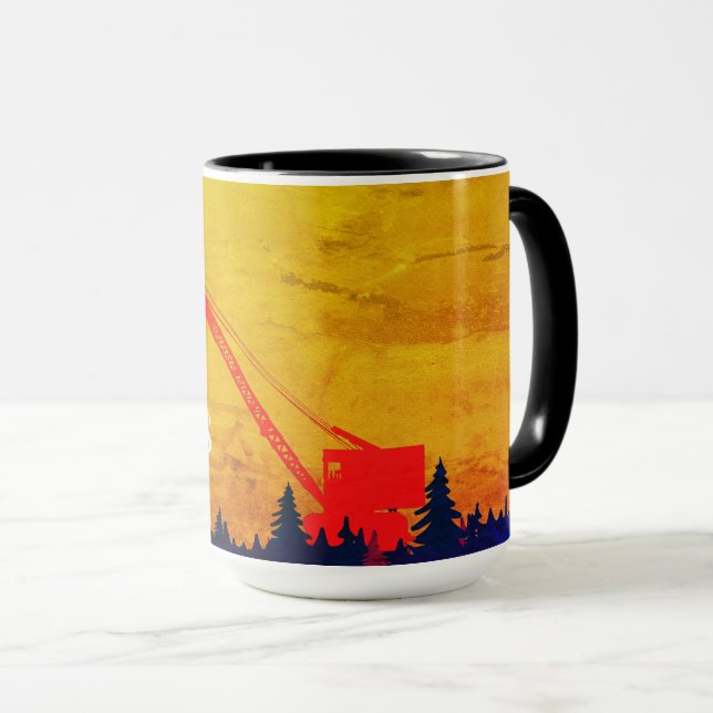MUG GÉNIEUR D'EXPLOITATION MERRY CHRISTMAS ART RED YEL (Devant droit)