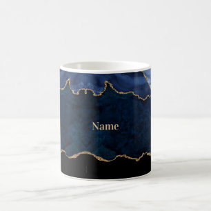 Mug Géode Bleu Doré