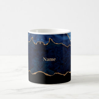 Mug Geode Blue Gilded