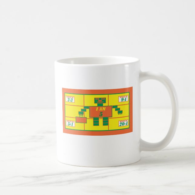 Mug Géométrie-Rectangle-Âge 5 (Droite)