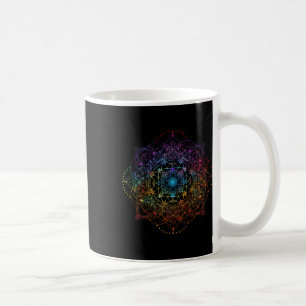 Mug Géométrie sacrée Cube Metatron Coloré Spirituel 