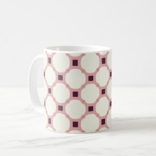 Mug Géométrique 008 neutre et rose