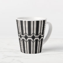 Mug géométrique Art déco 12 oz
