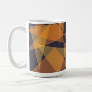 Mug Géométrique, cool, tendance, moderne, triangles si