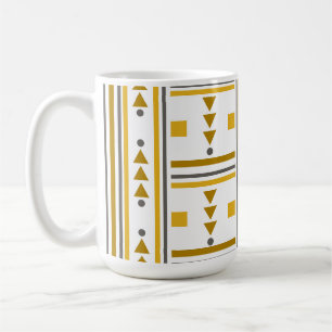 Mug géométrique Jaune moderne
