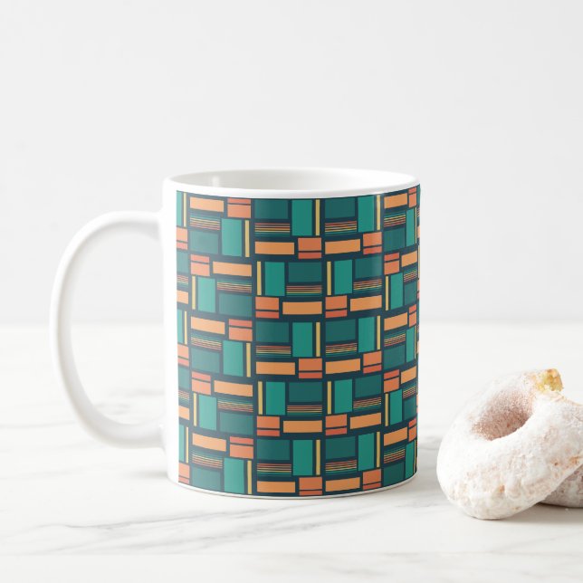 Mug Géométrique Moderne (Avec donut)