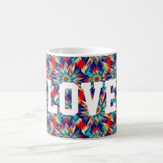 Mug Géométrique Multicolore Énergique et Psychédélique