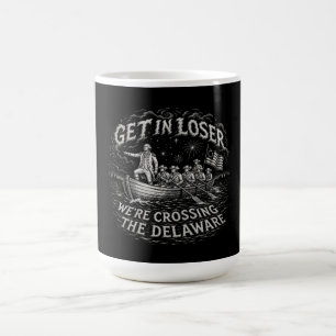 Mug George Washington Delaware Mème Parodie d'Art