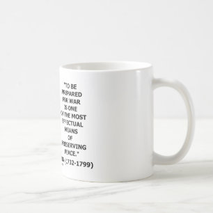 Mug George Washington se préparant à la citation de