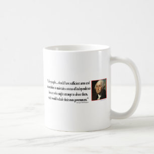 Mug George Washington sur les droits des armes à feu
