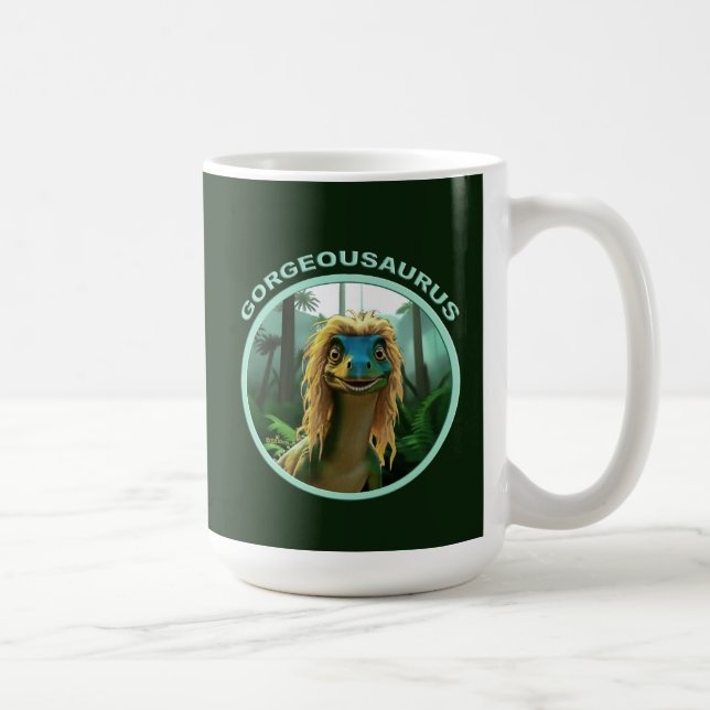 Mug Georgeousaurus Blond Dinosaur (Droite)