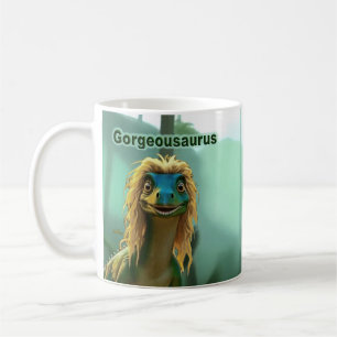 Mug Georgeousaurus Dinosaure Blond