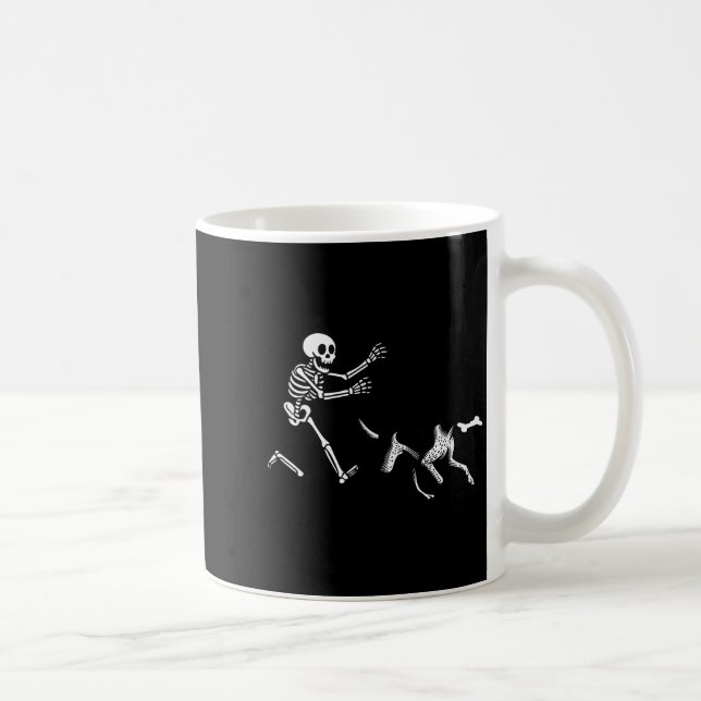 Mug German Shorthaired Inter Running Skeleton Hallowee (Droite)