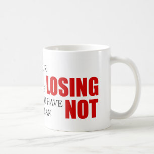Mug Gestion des projets drôle disant la tête perdant