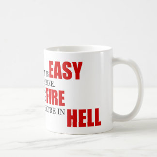 Mug Gestion des projets drôle disant montant un enfer