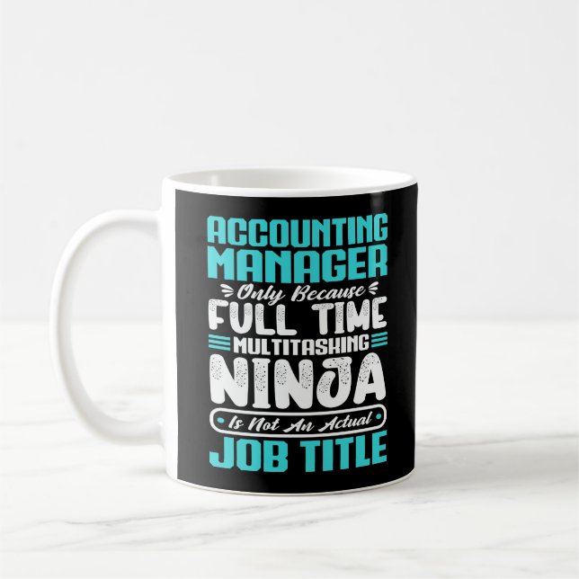 Mug Gestionnaire de comptabilité Titre du travail Comp (Gauche)