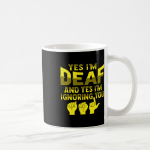 Mug Gesture à la main Sourde de l'ouïe perte de consci