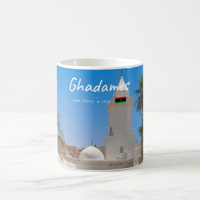 Mug Ghadames, Libye - Mosquée Blanche (Centre)