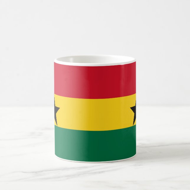 Mug Ghana Drapeau en céramique Musique (Centre)
