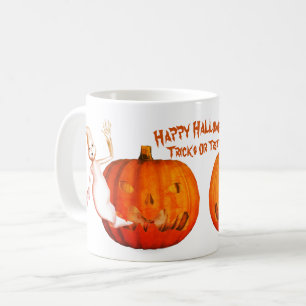 Mug Ghost Jack-o'-lantern Halloween drôle
