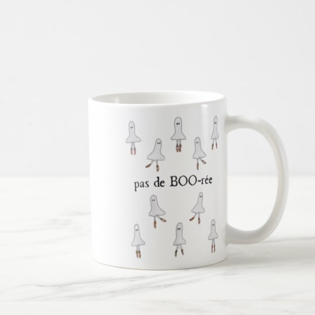 Mug Ghost Pas De Boo-rée Llet Danseuse Éffrayante Hall (Droite)