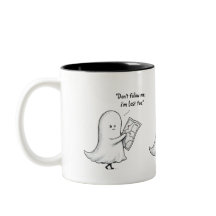 Mug Ghost perdu - Vibes triste et Éffrayante