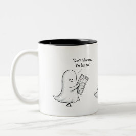Mug Ghost perdu - Vibes triste et Éffrayante