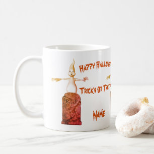 Mug Ghost Tombstone Halloween Funny Personnalisé
