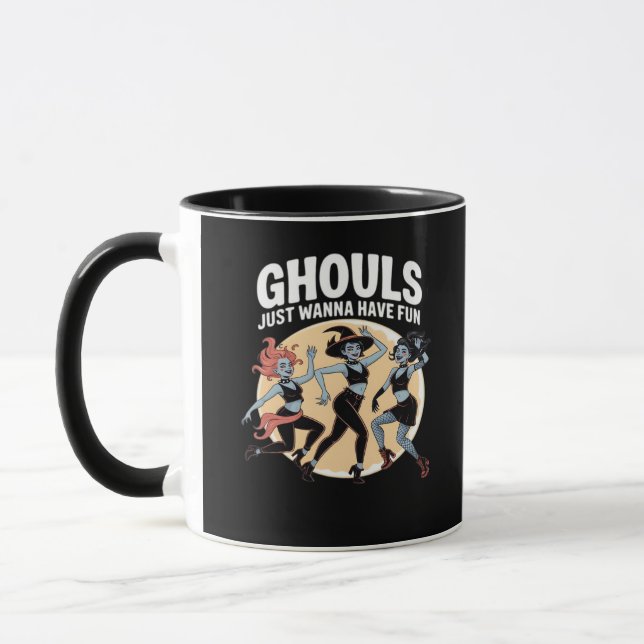 Mug Ghouls veut juste s'amuser automne & basique (Gauche)