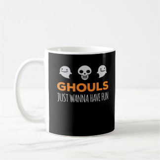 Mug Ghouls veut juste s'amuser Automne esthétique