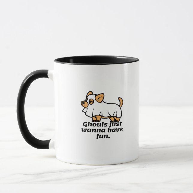 Mug Ghouls veut juste s'amuser - Chien (Gauche)