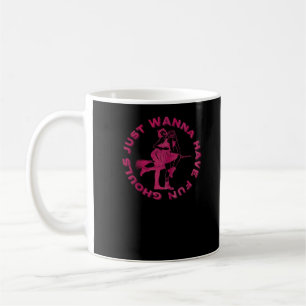 Mug Ghouls veut juste s'amuser - Retro design Éffrayan