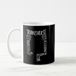 Mug GI Endoscopy Nurse Endo Tech Colonoscopy Map Colon