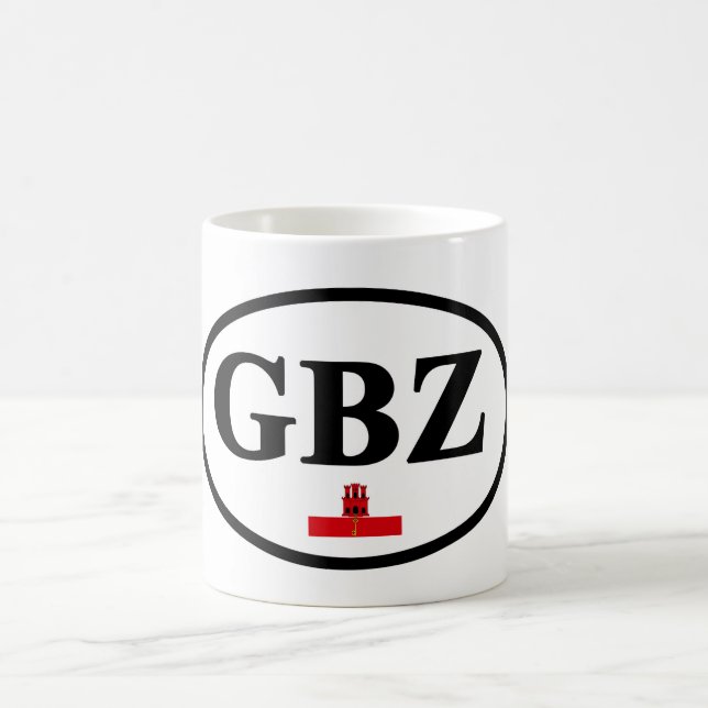 Mug Gibraltar GBZ Enregistrement du véhicule avec drap (Centre)