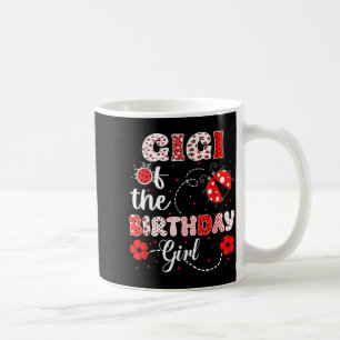 Mug Gigi de la fille d'anniversaire - coccinelle de fa