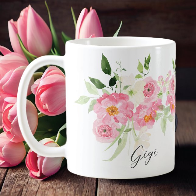 Mug Gigi floral du printemps (Créateur téléchargé)