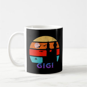 Mug Gigi Retro Sunset Ocean Grand-père
