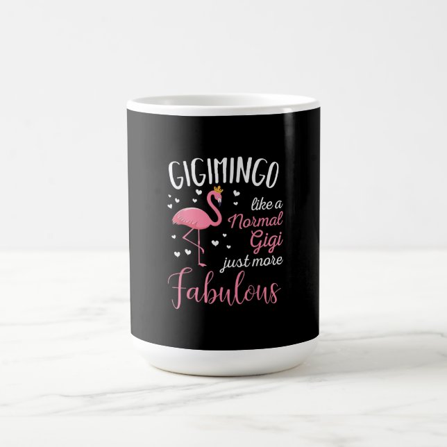 Mug Gigimingo Flamant rose rose Gigi Grossesse (Centre)