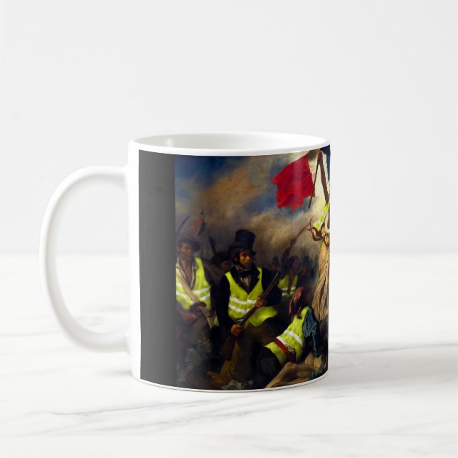Mug gilet jaune liberté guidant le peuple (Gauche)