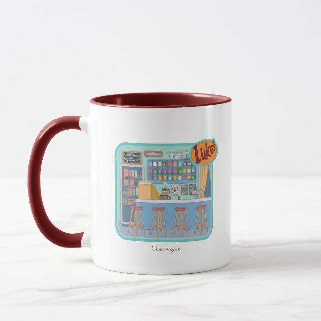 Mug Gilmore Girls | Luke's Diner Graphic (Gauche)