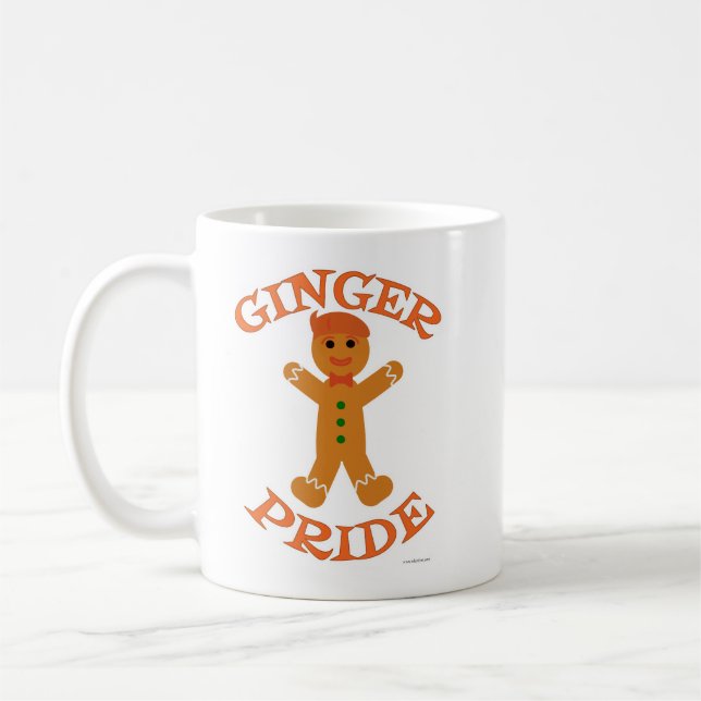 Mug Ginger Pride Coiffure couleur vacances amusant Coo (Gauche)