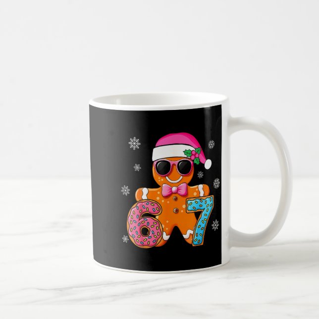 Mug Gingerbread Six Seven 67 Meme 6 7 Funny Christmas  (Droite)