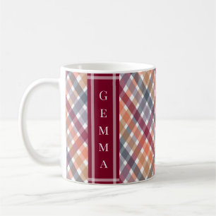 Mug Gingham d'automne