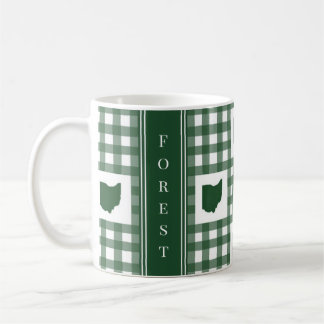 Mug Gingham vert de l'Ohio