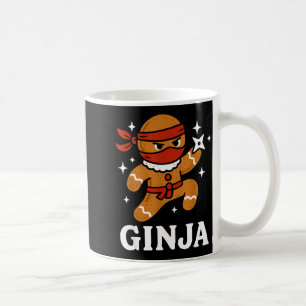 Mug Ginjas Pains d'épice Ninja Drôle de Cookie de Noël