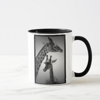 Mug girafes, mère et enfant