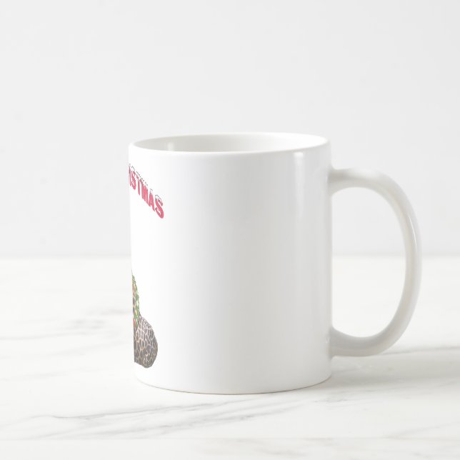 Mug Giraffe de Noël (Droite)