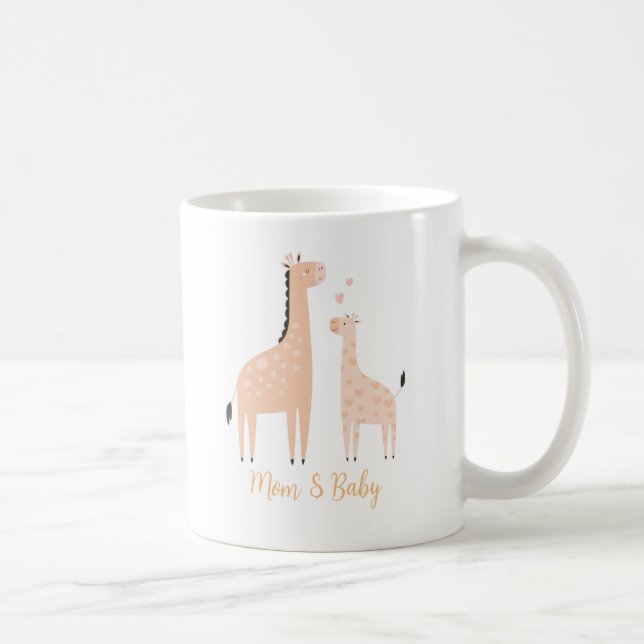 Mug Giraffe Maman & Bébé (Droite)