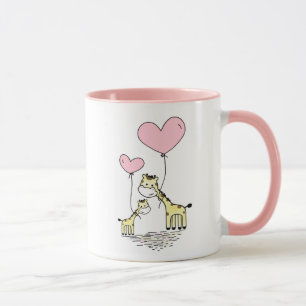 Mug Giraffe Maman & Bébé Baby shower de la Fête des Mè