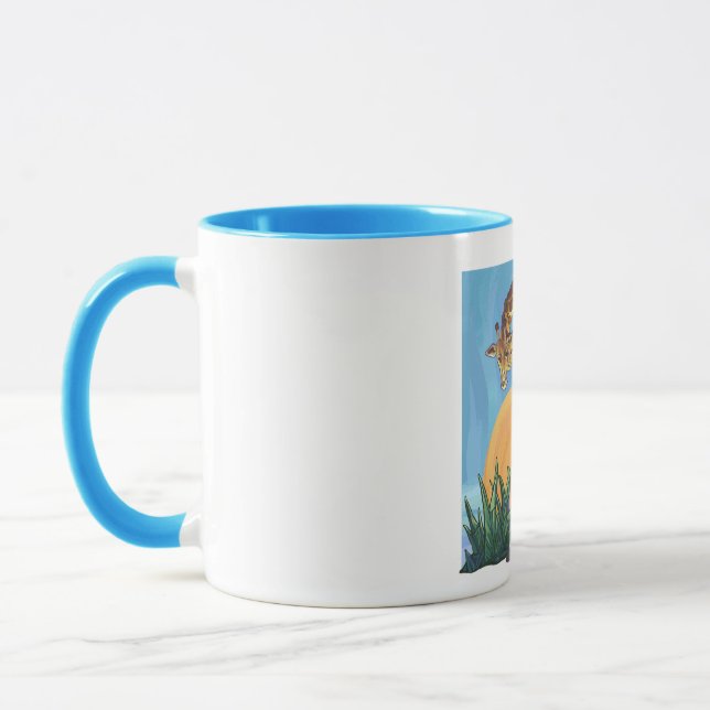 Mug Giraffe maman et bébé (Gauche)